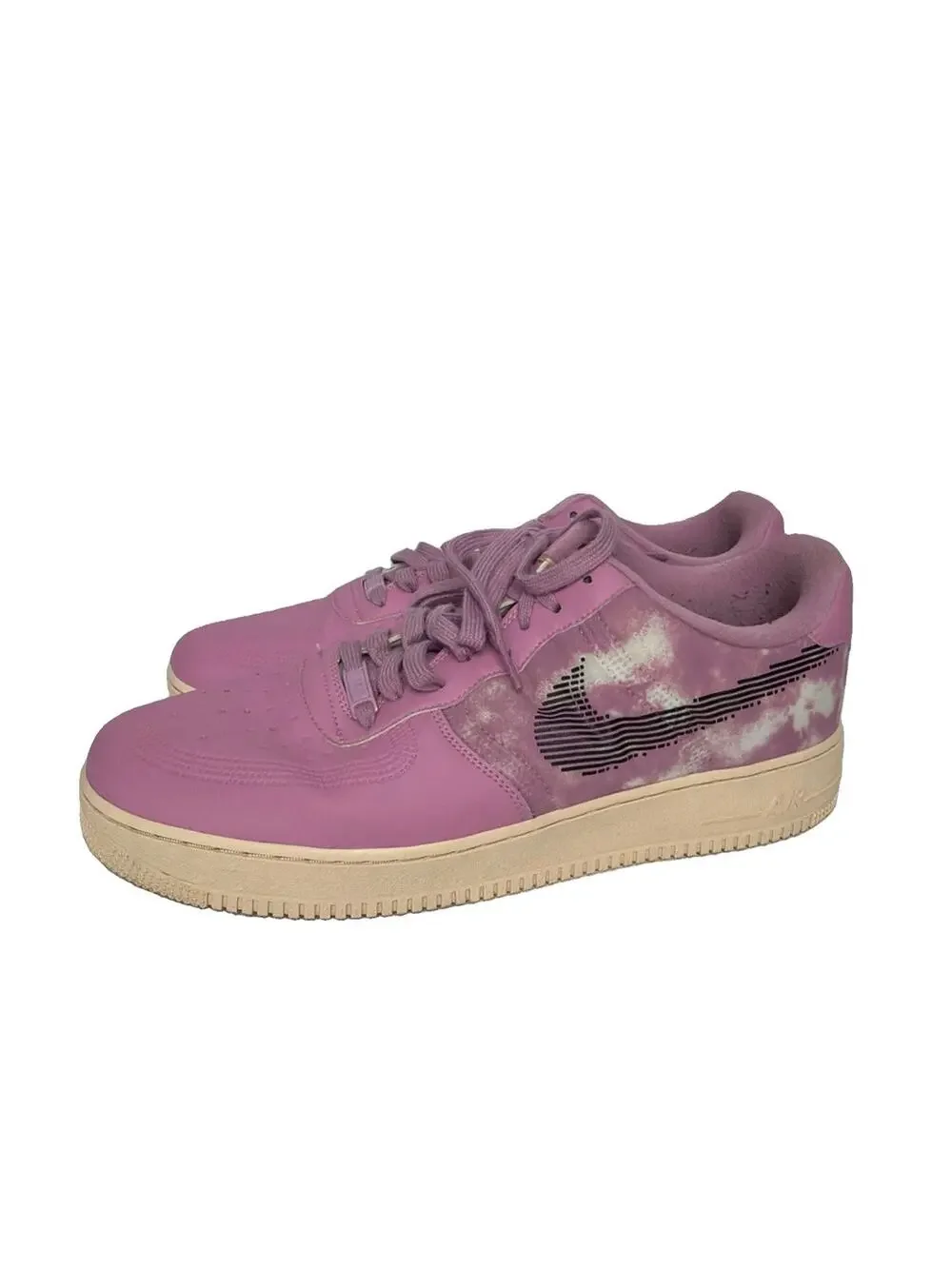 Nike Air Force 1 Low ID By You Men's Sz 15 Pink/White/3M DN4164-991